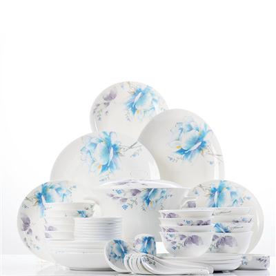 嫩逼无码视频48头聆听花开骨瓷礼品餐具套装